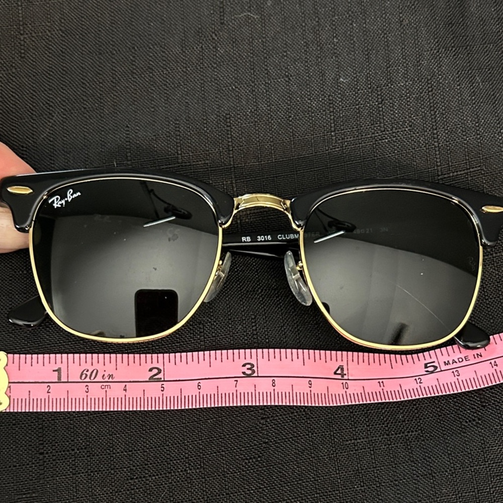 Ray-Ban Classic Black and Gold Sunglasses